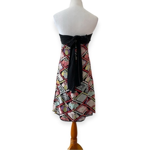 Rare Vintage Y2K Trina Turk Baby Doll Silk Dress - Picture 3 of 11